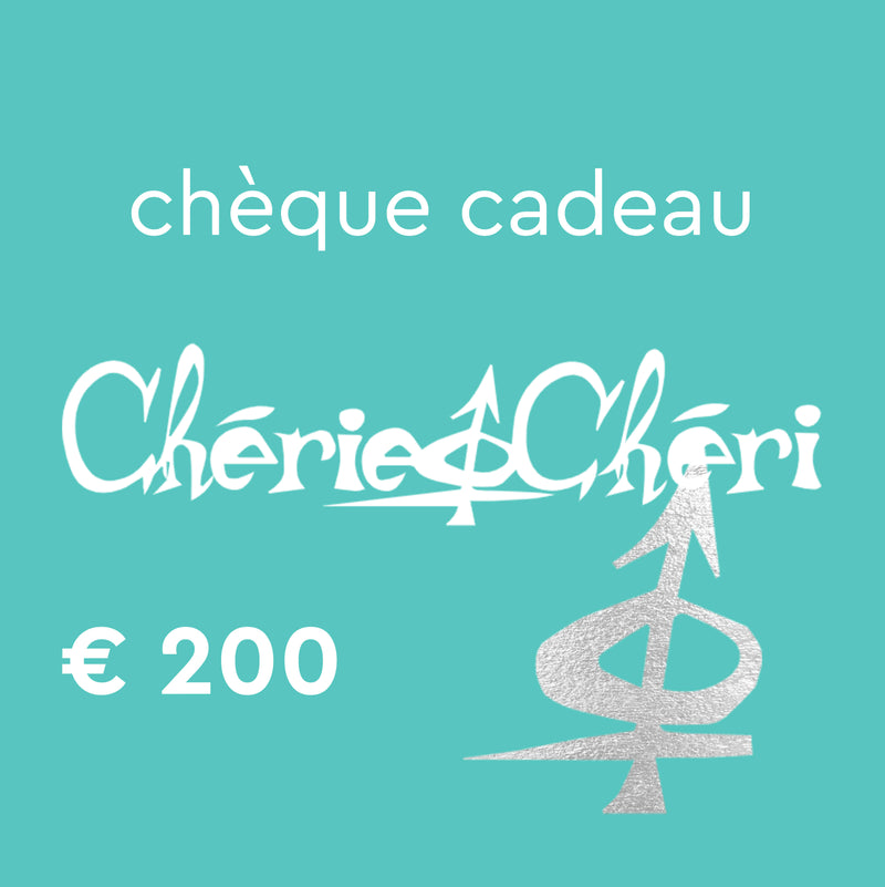 Cartes cadeaux - Cherie-Cheri.fr